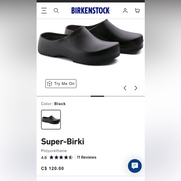 Birkenstock Shoes - Birkenstock Super-Birki Polyurethane Black Clogs